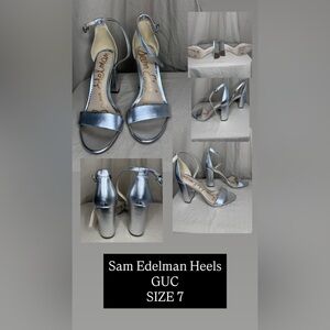 Sam Edelman Silver Heels